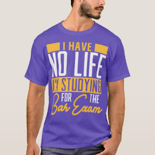 Ich habe kein Lebensstudium für den Barkeeper der T-Shirt