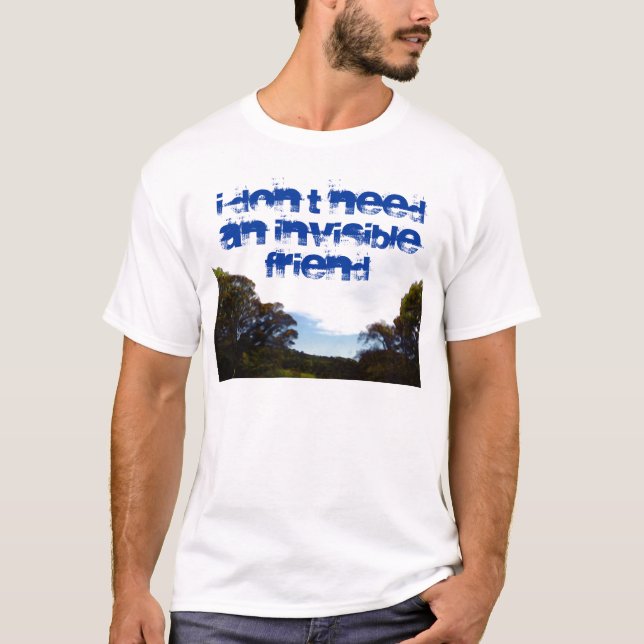 Ich habe kein Shirt eines unsichtbaren Freundes go (Vorderseite)