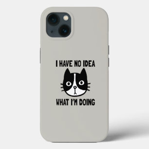 Ich habe keine Ahnung, was ich tue Katze iPhone 13 Hülle