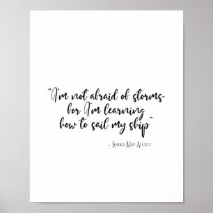 Ich habe keine Angst vor Stürmen Little Women Zita Poster