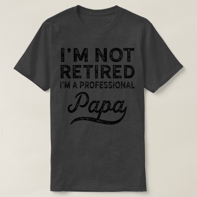 Ich habe keine Berufliche Papa T Shirt Vathers (Design vorne)