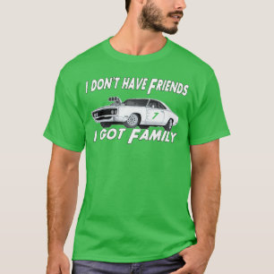 Ich habe keine Freunde, ich habe Familie Retro T-Shirt