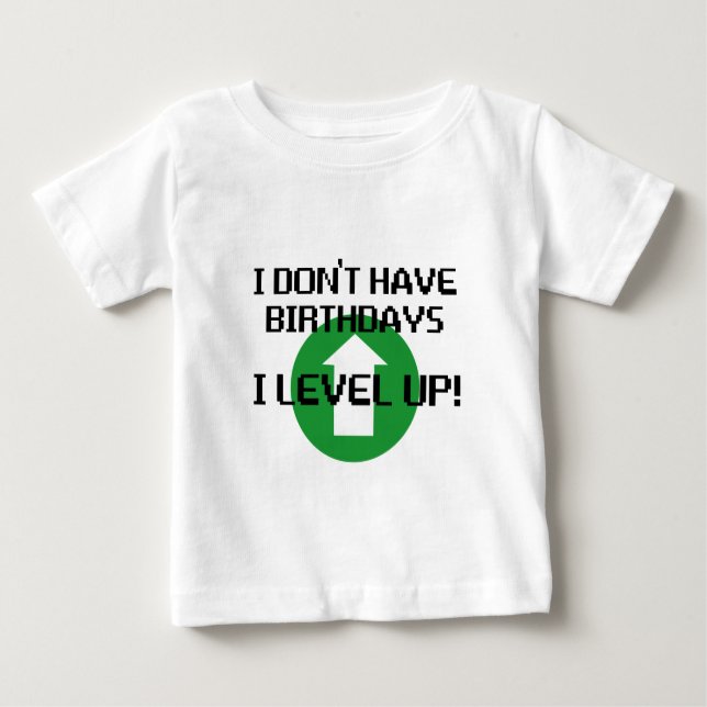 Ich habe keine Geburtstage.. Baby T-shirt (Vorderseite)