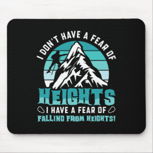 Ich habe keine Höhenangst - Boulderfels C Mousepad