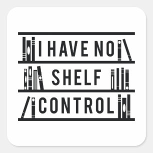 Ich habe keine Kontrolle Quadratischer Aufkleber