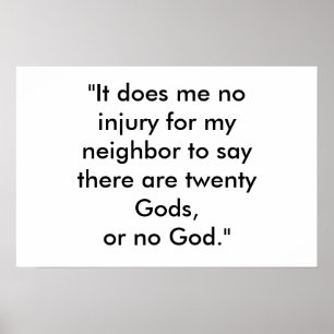 "Ich habe keine Verletzung Poster