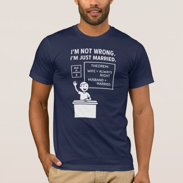 Ich habe keinen Fehler. Ich bin nur verheiratet. H T-Shirt (Vorderseite)