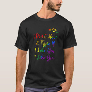 Ich habe keinen lgbtq Bisexual Pride Bi Pride l T-Shirt