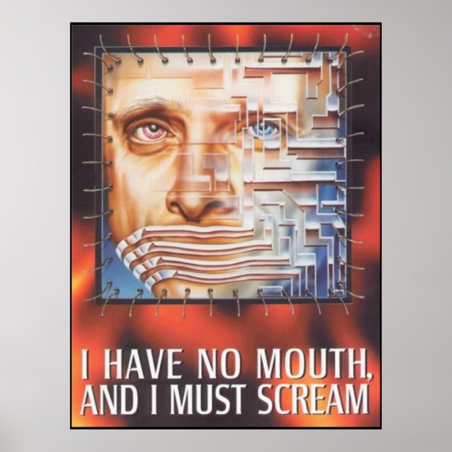 Ich habe keinen Mund und muss schreien Poster (Vorne)