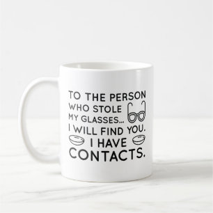 Ich habe Kontakt Kaffeetasse