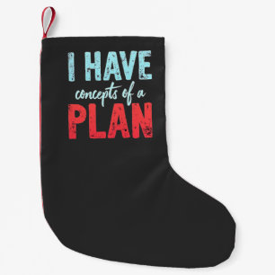 Ich habe Konzepte für einen Plan Trump Präsident D Kleiner Weihnachtsstrumpf