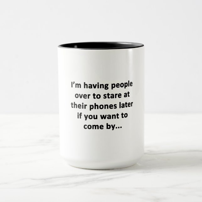 Ich habe Leute über Tasse (Zentrum)