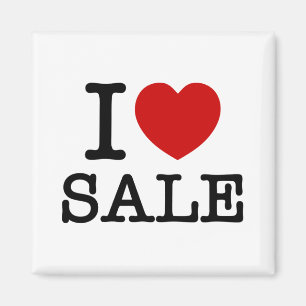 ICH HABE [LIEBE] VERKAUF MAGNET