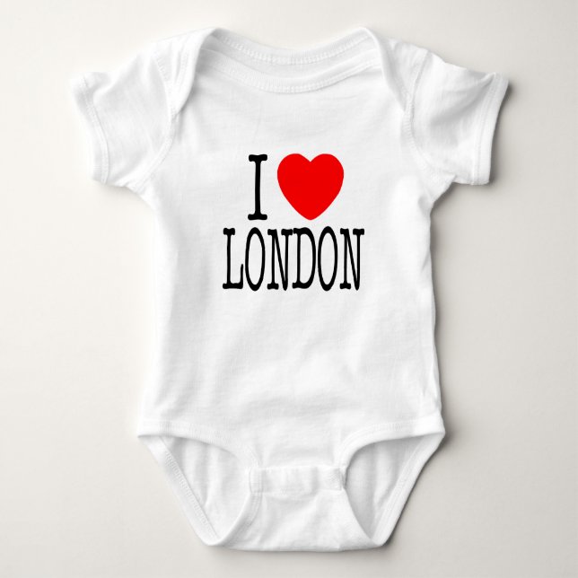 ICH HABE LONDON BABY STRAMPLER (Vorderseite)