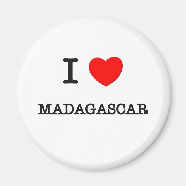 ICH HABE MADAGASCAR MAGNET (Vorne)