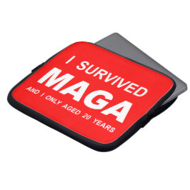 Ich habe MAGA überlebt Laptopschutzhülle