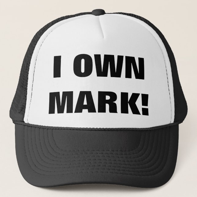 ICH HABE MARK! TRUCKERKAPPE (Vorderseite)