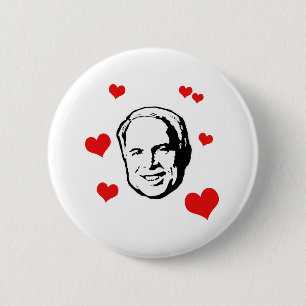 ICH HABE MCCAIN T - SHIRT BUTTON