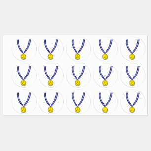 Ich habe Medaille getestet Etiketten