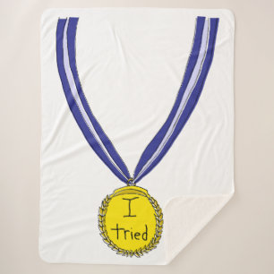 Ich habe Medaille getestet Sherpadecke