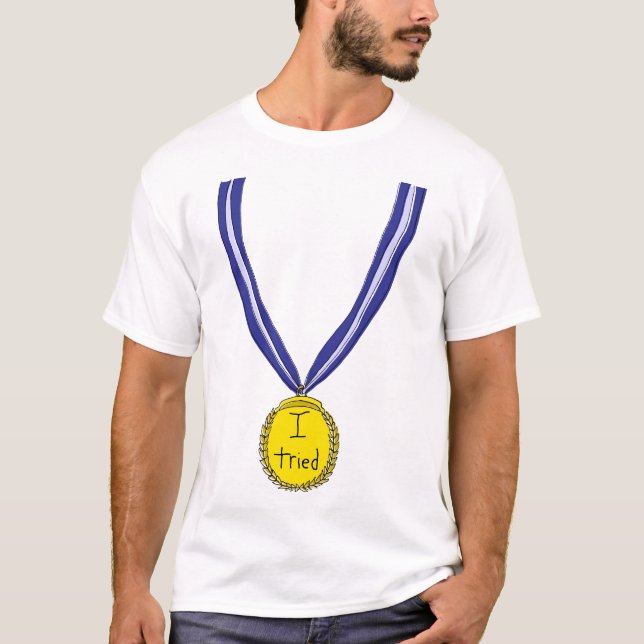 Ich habe Medaille getestet T-Shirt (Vorderseite)