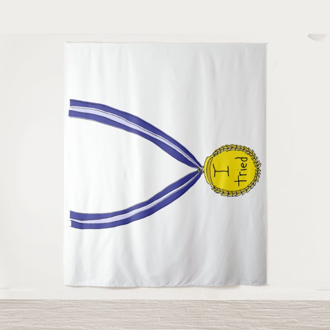 Ich habe Medaille getestet Wandteppich (Vorderseite)