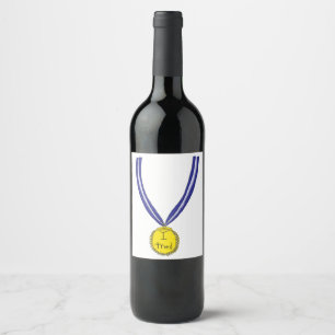 Ich habe Medaille getestet Weinetikett
