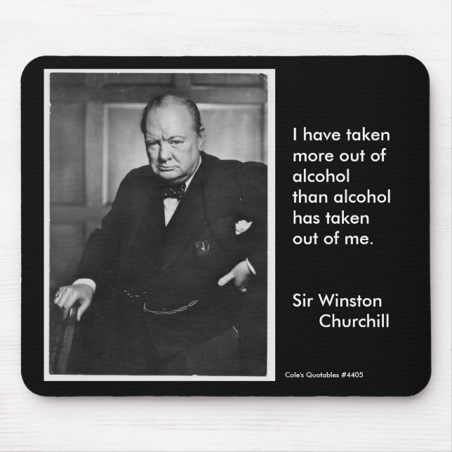 Ich habe mehr aus Alkohol heraus… genommen Mousepad (Vorne)
