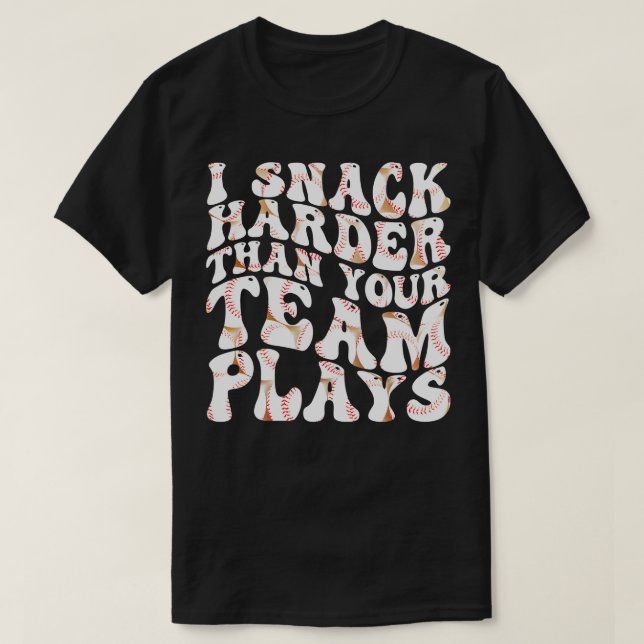 Ich habe mehr Snack als dein Team T-Shirt (Design vorne)
