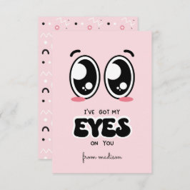 Ich habe mein Auge auf Ihrer Valentinkarte Got Einladung