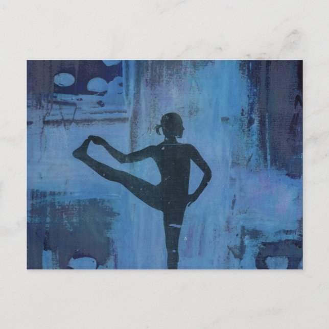 Ich habe mein Balance-Yoga-Mädchen Behalten Postkarte (Vorderseite)