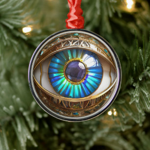 Ich habe mein drittes Auge auf dich geworfen Ornament Aus Metall