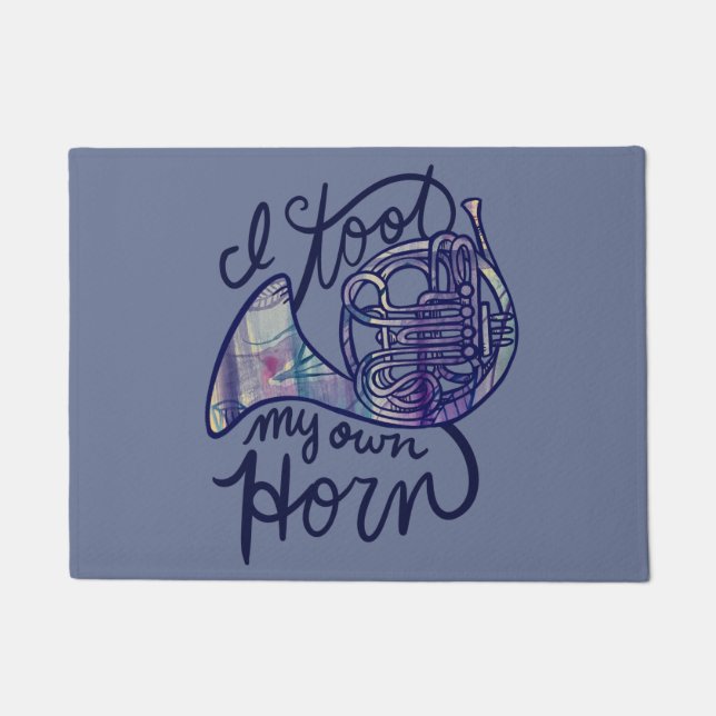 Ich habe mein eigenes Horn abgespuckt Fußmatte (Vorderseite)