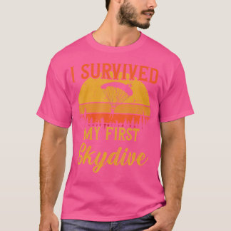 Ich habe mein erstes Skydive-Gleitschirmspringen ü T-Shirt