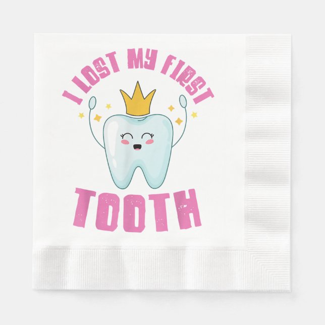 Ich habe mein erstes Zelt-Zelt-out-Kindergeschenk  Serviette (Vorderseite)