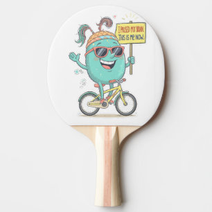 Ich habe mein Gehirn angehalten - das bin ich jetz Tischtennis Schläger