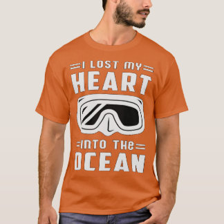 Ich habe mein Herz in den Taucher im Ozean verlore T-Shirt
