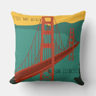 Ich habe mein Herz in San Francisco links - anpass Kissen