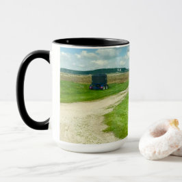 Ich habe mein Herz in Wisconsin Kaffee-Tasse Links Tasse