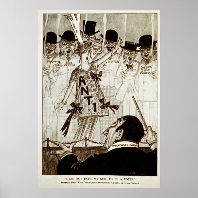 Ich habe mein Mädchen nicht zum Wähler gemacht Poster (Vorne)