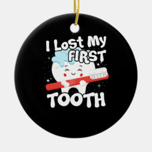 Ich habe mein Niedliches Baby Tooth-Geschenk verlo Keramik Ornament