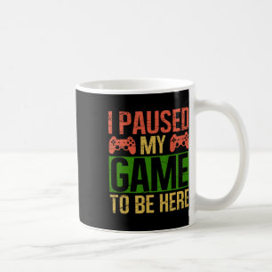 Ich habe mein Spiel angehalten, hier Video Gamer G Kaffeetasse