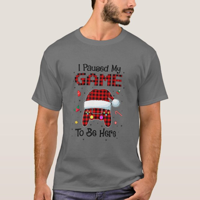 Ich habe mein Spiel angehalten, hier zu sein, Red  T-Shirt (Vorderseite)