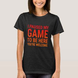 Ich habe mein Spiel dazu gebracht, hier Videospiel T-Shirt