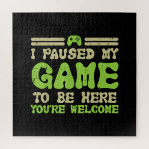 Ich habe mein Spiel dazu gebracht, hier zu sein, e Puzzle