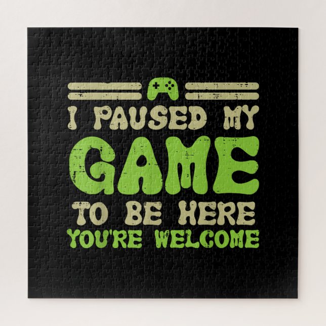 Ich habe mein Spiel dazu gebracht, hier zu sein, e Puzzle (Vertikal)