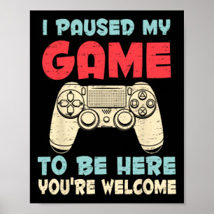 Ich habe mein Spiel dazu gebracht, hier zu sein, V Poster