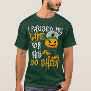 Ich habe mein Spiel für diesen Bootschild Pumpkin  T-Shirt