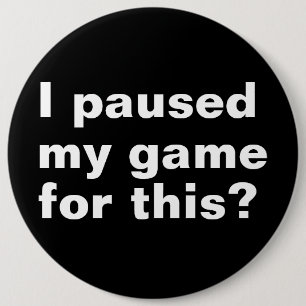 Ich habe mein Spiel für diesen lustigen Gaming-Gam Button