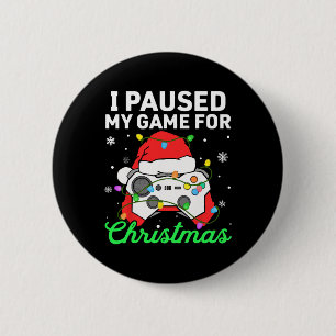 Ich habe mein Spiel für Weihnachts-Jungs-Gamer-Spi Button